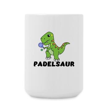 Bälle Spruch Spieler Padelspiel Padel Schläger - Große Tasse 440 ml - Weiß - Vorne