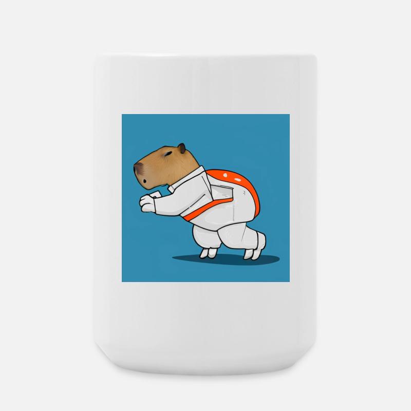 Astronaute de Capybara - Grande tasse 440 ml - blanc