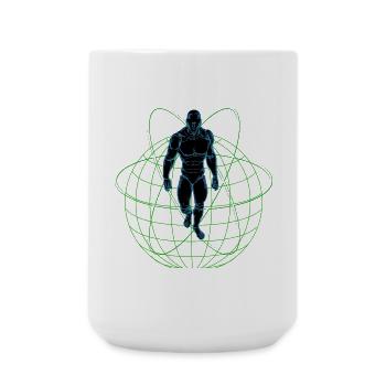 Earth Machine Man Atomic Robot Machine Man - Grande tasse 440 ml - blanc - Devant