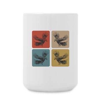Raben Design - Große Tasse 440 ml - Weiß - Vorne