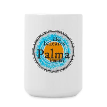 Balearen Inseln Palma Design - Große Tasse 440 ml - Weiß - Vorne