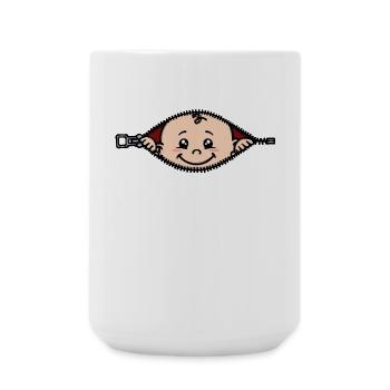 Baby Pregnancy Pregnant Baby bump mother - Large Mug 440 ml - white - Front