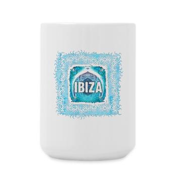 Ibiza Electronics Art Design - Large Mug 440 ml - white - Front
