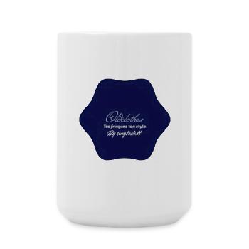Sébastien Favette - Oldclothes By Singledath - Sig - Grande tasse 440 ml - blanc - Devant