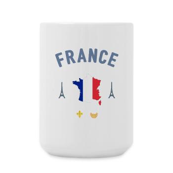 France - Large Mug 440 ml - white - Front