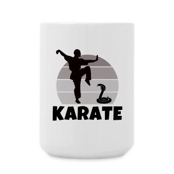 karaté, fan de karaté, karatéka - Grande tasse 440 ml - blanc - Devant