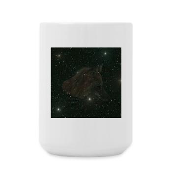 die besten wildtierdesigns, europäischer rotfuchs - Große Tasse 440 ml - Weiß - Vorne