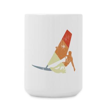 Vintage Windsurfers - Large Mug 440 ml - white - Front