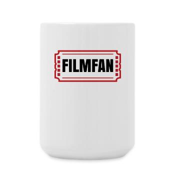 Filme Kino Movies Statement Kinoabend Filmabend - Große Tasse 440 ml - Weiß - Vorne