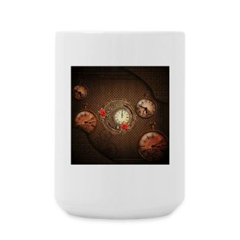Wonderful steampunk watch - Large Mug 440 ml - white - Front