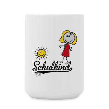 Schulkind 2023 - Große Tasse 440 ml - Weiß - Vorne