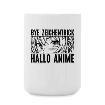 Zeichentrick Manga Comic Anime Trickfilm Japan - Große Tasse 440 ml - Weiß - Vorne