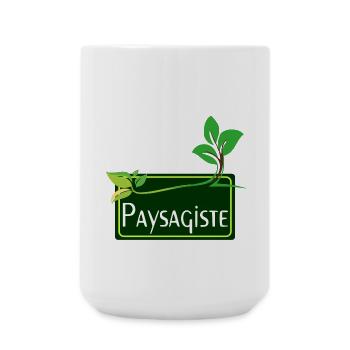 Paysagiste - Grande tasse 440 ml - blanc - Devant