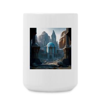 City 01 - Large Mug 440 ml - white - Front
