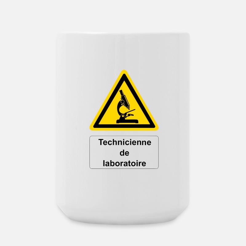 Technicienne de laboratoire - Grande tasse 440 ml - blanc