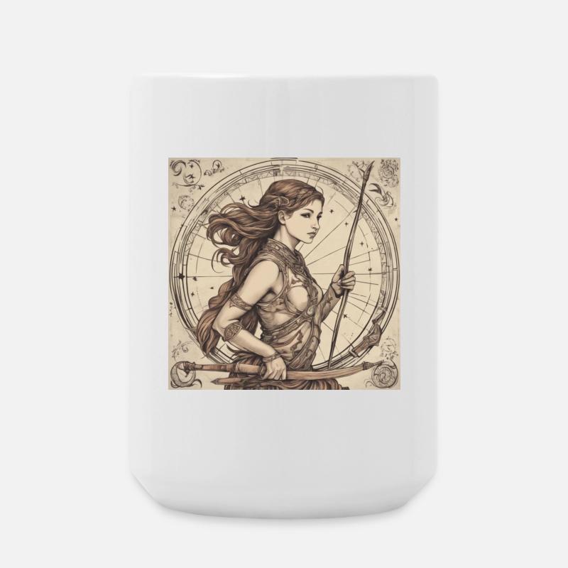 Zodiac Sagittarius - Large Mug 440 ml - white