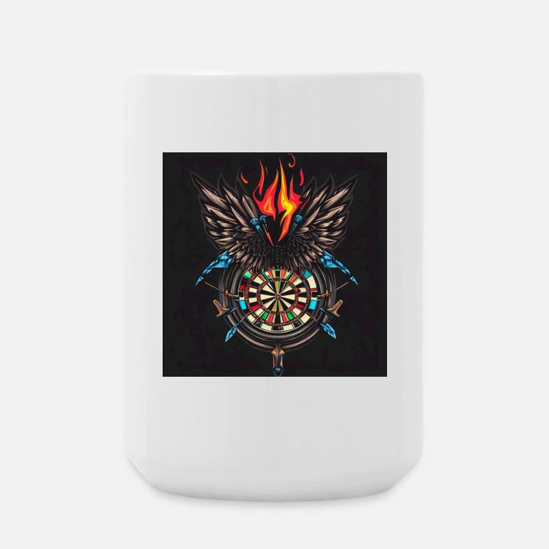 Dart - Große Tasse 440 ml - Weiß