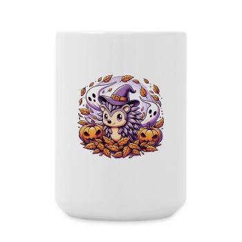 Hedgehog Halloween Ghosts - Large Mug 440 ml - white - Front