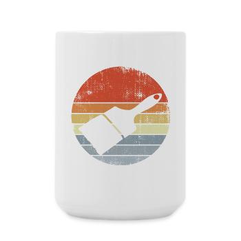 Painter, Varnisher, Brush - Large Mug 440 ml - white - Front