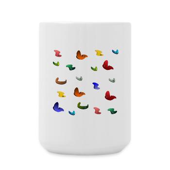 BLOC, BLOC, ESCALADE, ALPINISME, ALPINISME - Grande tasse 440 ml - blanc - Devant