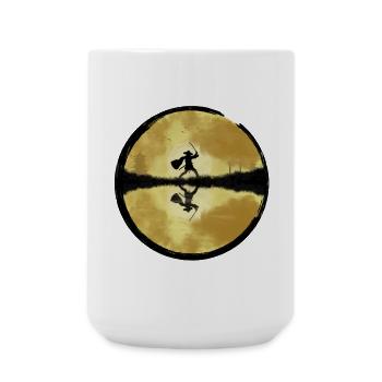 Samurai - Large Mug 440 ml - white - Front