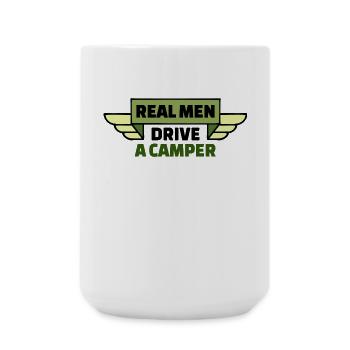 Camper Camping Statement Wanderer Motorhome Holidays - Large Mug 440 ml - white - Front