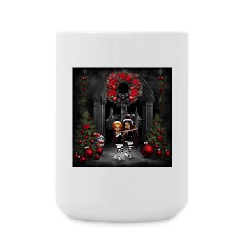 Dancing for Christmas. - Large Mug 440 ml - white - Front