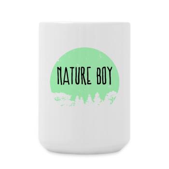 Campsite Nature Statement Hikers Camping - Large Mug 440 ml - white - Front