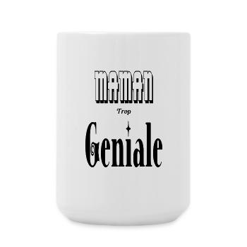 Maman Trop Géniale Mère - Grande tasse 440 ml - blanc - Devant