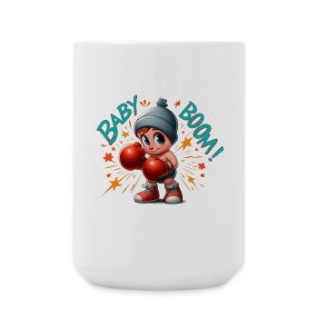 Babyboom - Große Tasse 440 ml - Weiß - Vorne
