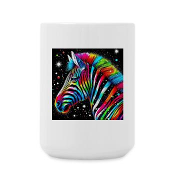 Zebra - Large Mug 440 ml - white - Front