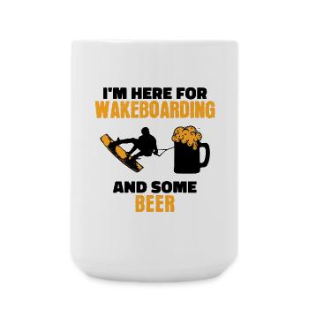 Surf, Wakeboard, Kitesurfer, Surf de déclaration - Grande tasse 440 ml - blanc - Devant