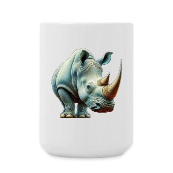 Rhinoceros - Large Mug 440 ml - white - Front