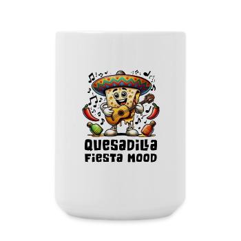 Quesadillas Fiesta Mood Mexico - Large Mug 440 ml - white - Front
