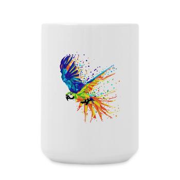 Bird, Tropical, Africa, Animal Lover, Parrot, Animal - Large Mug 440 ml - white - Front