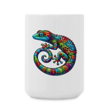 Gecko - Große Tasse 440 ml - Weiß - Vorne
