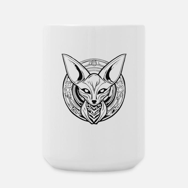 Fennek - Große Tasse 440 ml - Weiß