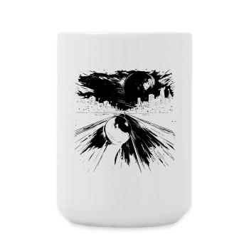 Bowling - Large Mug 440 ml - white - Front