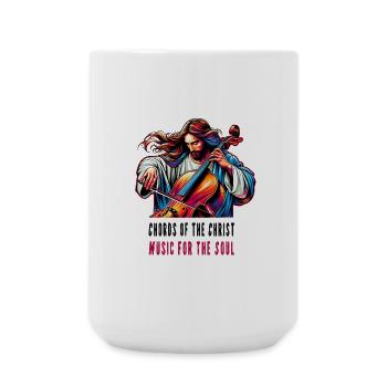 Chords of the Christ Music for the Soul - Large Mug 440 ml - white - Front