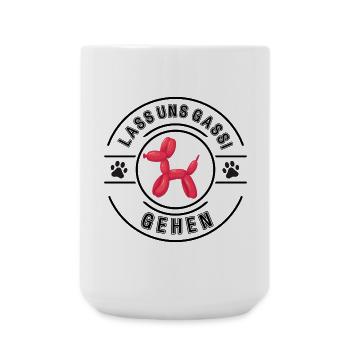 Allez, on va se promener - Grande tasse 440 ml - blanc - Devant