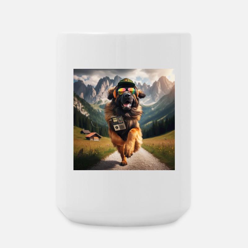 L’art de Leonberg - Grande tasse 440 ml - blanc