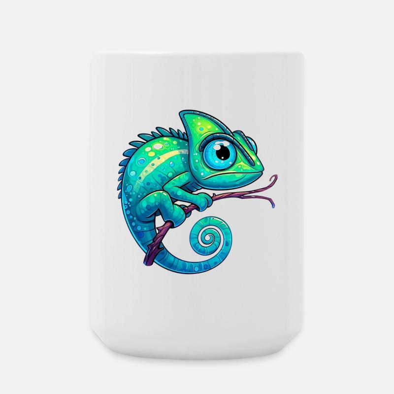 Chameleon - Large Mug 440 ml - white