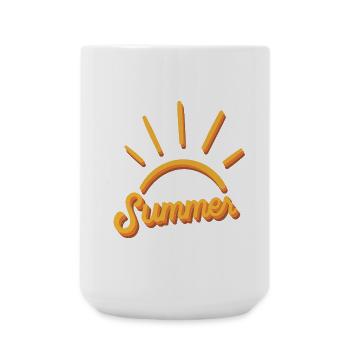 Sommer - Summer - Große Tasse 440 ml - Weiß - Vorne