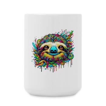 Paresse - Grande tasse 440 ml - blanc - Devant