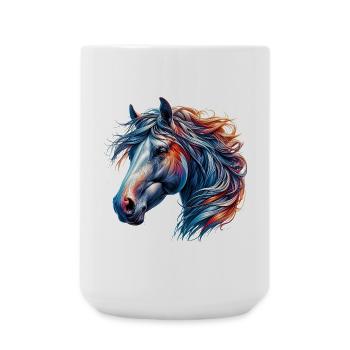 Horse - Large Mug 440 ml - white - Front