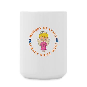 MoS Logo 2024 - Große Tasse 440 ml - Weiß - Vorne