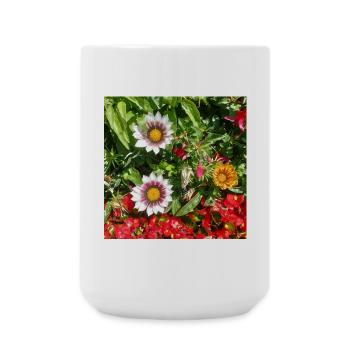 plant – sun kiss on joie de vivre - Large Mug 440 ml - white - Front