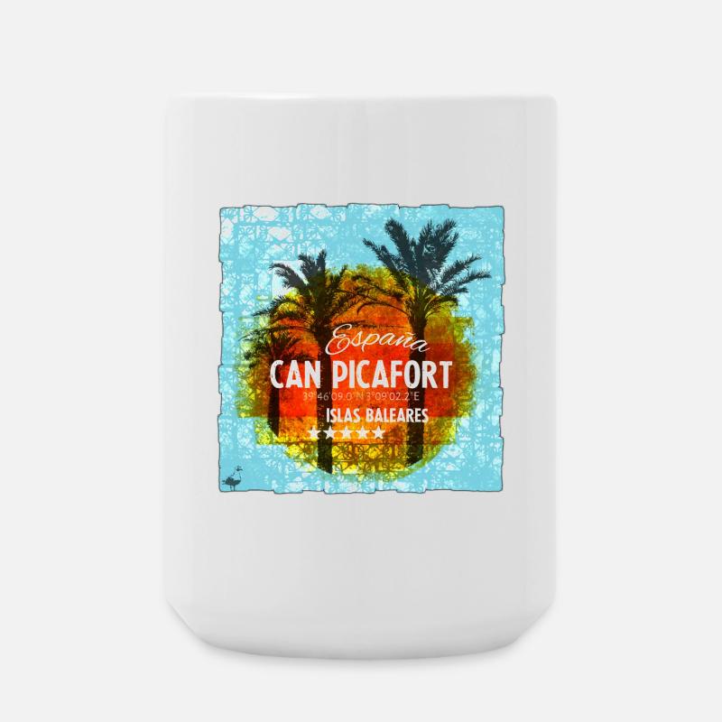 Can Picafort - Große Tasse 440 ml - Weiß