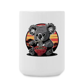 Funny Koala Bear Ramen Noodles Koala Bear Koala - Large Mug 440 ml - white - Front