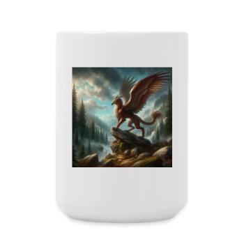Péryton - Grande tasse 440 ml - blanc - Devant